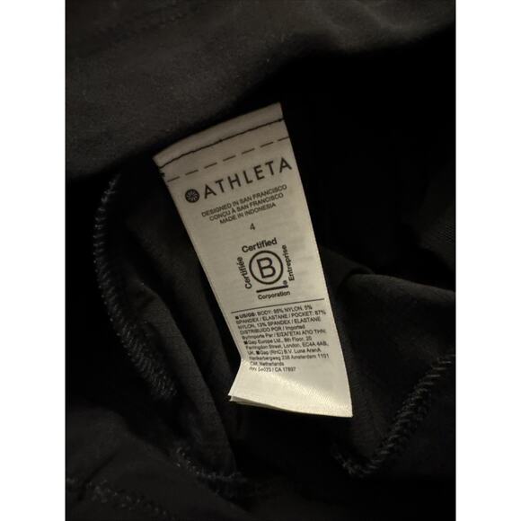 Athleta Trekkie North Jogger Size 4 Pants Black Summer 2023 Ripstop New NWT - Picture 5 of 8